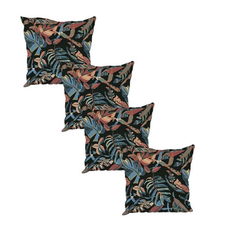 PREMIUM Ottoman with Storage | Patterned Floral Footstool Pouffe| Dark Leaf coffee Table - ISTOOLS