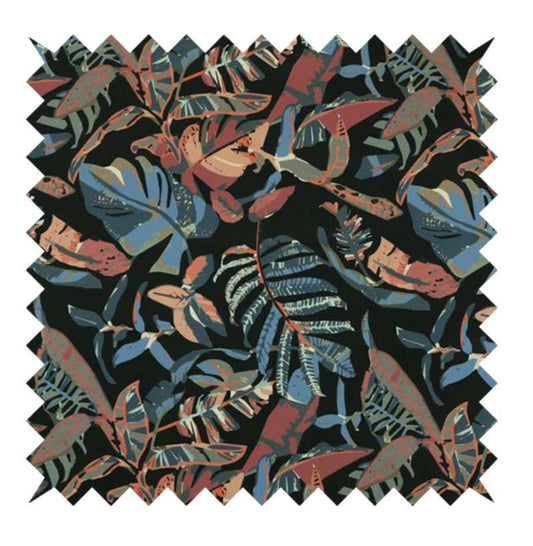 PREMIUM Ottoman with Storage | Patterned Floral Footstool Pouffe| Dark Leaf coffee Table - ISTOOLS