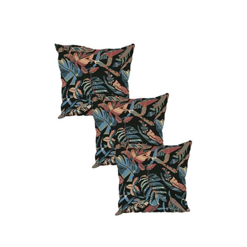 PREMIUM Ottoman with Storage | Patterned Floral Footstool Pouffe| Dark Leaf coffee Table - ISTOOLS