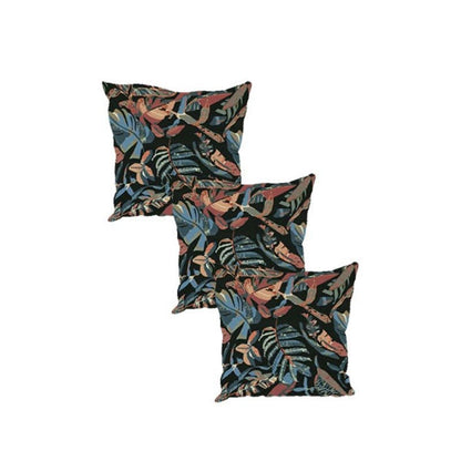 PREMIUM Ottoman with Storage | Patterned Floral Footstool Pouffe| Dark Leaf coffee Table - ISTOOLS