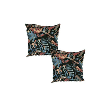 PREMIUM Ottoman with Storage | Patterned Floral Footstool Pouffe| Dark Leaf coffee Table - ISTOOLS