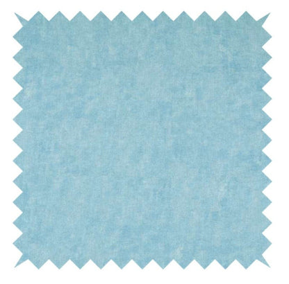 PREMIUM Pastel Blue Cotton Chenille coffee table with storage - ISTOOLS