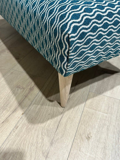 PREMIUM PATTERN FABRIC FOOTSTOOL POUFFE FOOTREST TABLE - ISTOOLS