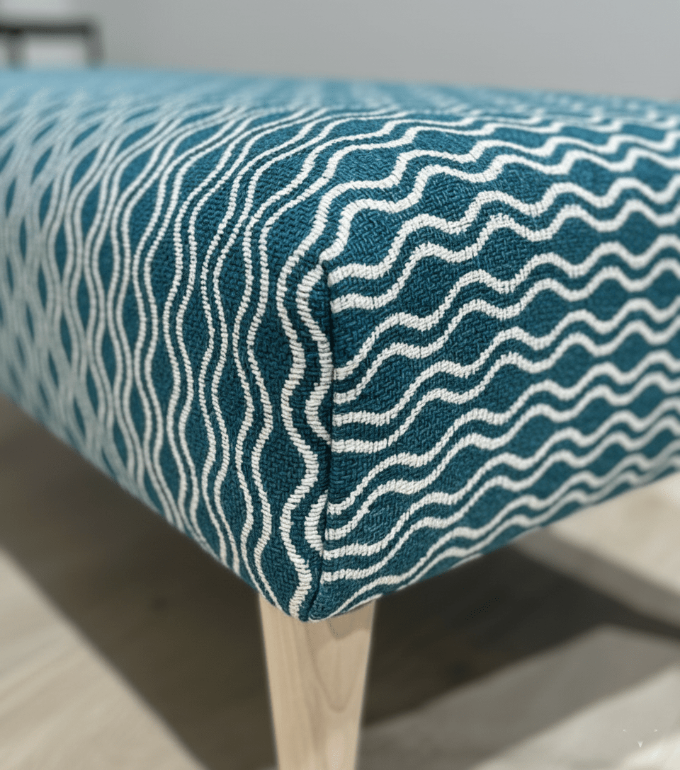 PREMIUM PATTERN FABRIC FOOTSTOOL POUFFE FOOTREST TABLE - ISTOOLS