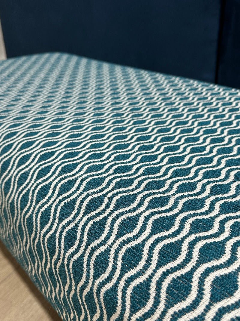 PREMIUM PATTERN FABRIC FOOTSTOOL POUFFE FOOTREST TABLE - ISTOOLS