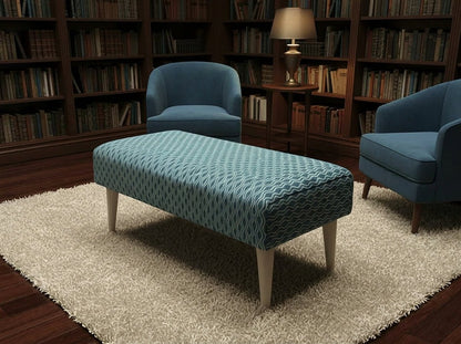 Premium Pattern Fabric Ottoman Footstool Pouffe – UK Handmade - ISTOOLS