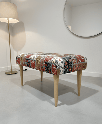 Multi-Functional Pouffe Footrest Table with Storage in UK Home - ISTOOLS
