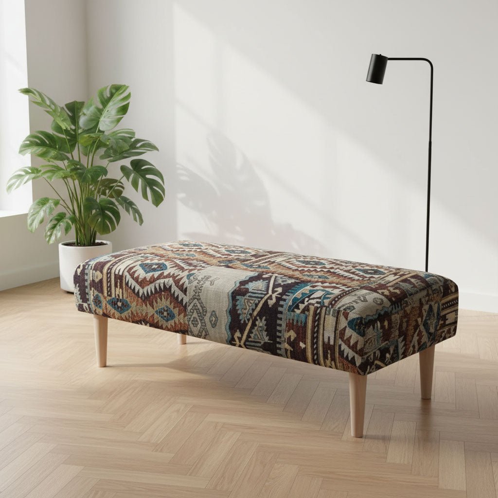 Premium Rectangular Blanket Box Multi - Toned Finish UK - ISTOOLS