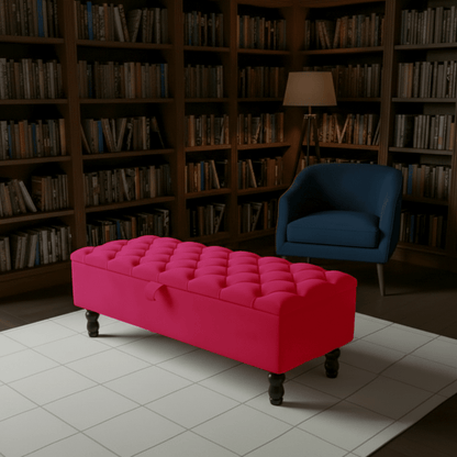 Premium Rectangular Ottoman Storage Bench – Stylish Storage with Comfort - ISTOOLS