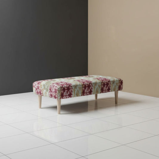 Premium Rectangular Storage Bench Smooth Lid Designer Motif UK - ISTOOLS