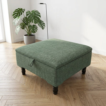 PREMIUM SQUARE STORAGE OTTOMAN CUSTOM MADE FOOTSTOOL - ISTOOLS