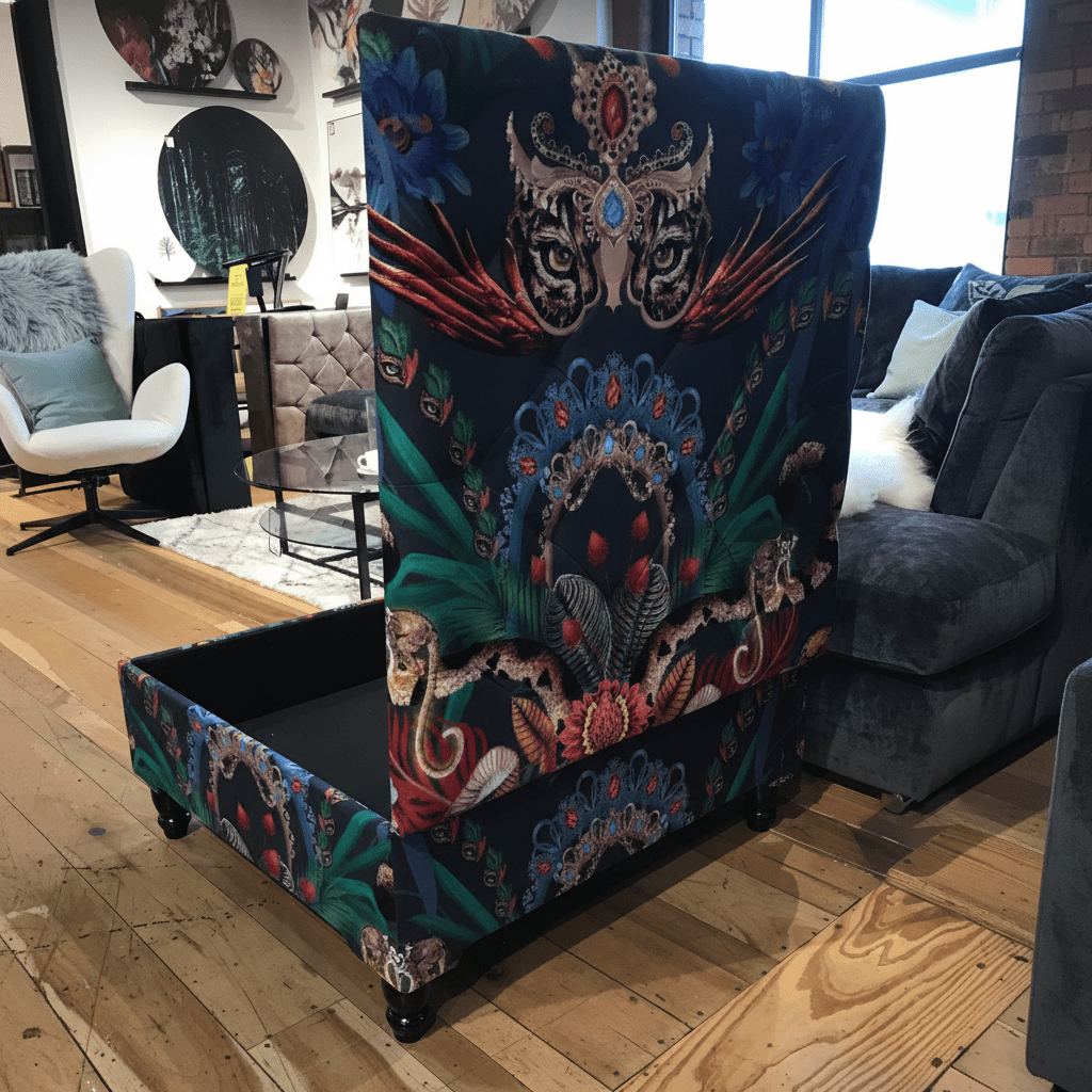 Premium Square Tufted Footstool UK bec - ISTOOLS