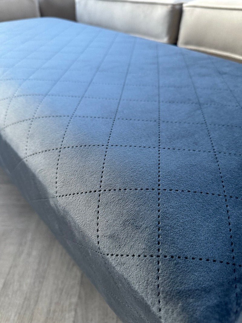 PREMIUM stitched lid pattern FOOTSTOOL BENCH COFFEE TABLE - ISTOOLS