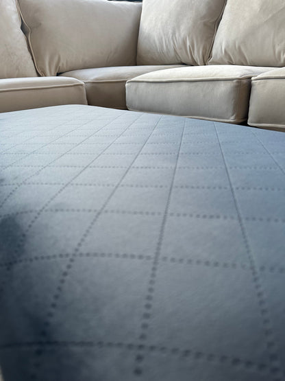 PREMIUM stitched lid pattern FOOTSTOOL BENCH COFFEE TABLE - ISTOOLS