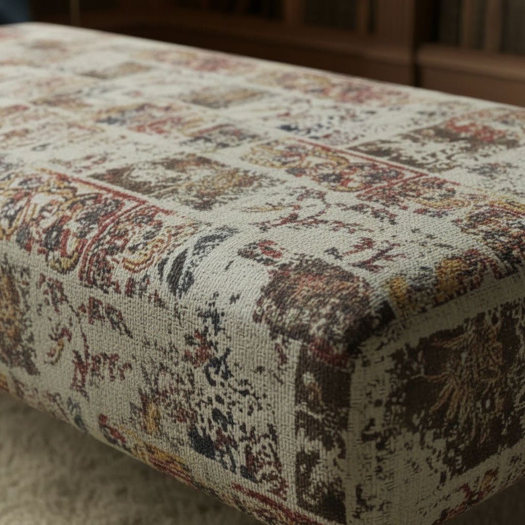 Premium Storage Footstool Expressive Pattern Smooth Top UK - ISTOOLS