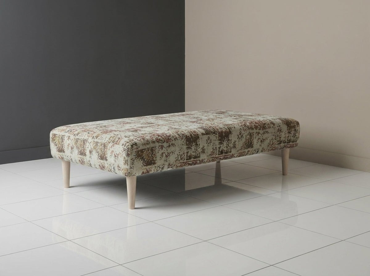 Premium Storage Footstool Expressive Pattern Smooth Top UK - ISTOOLS