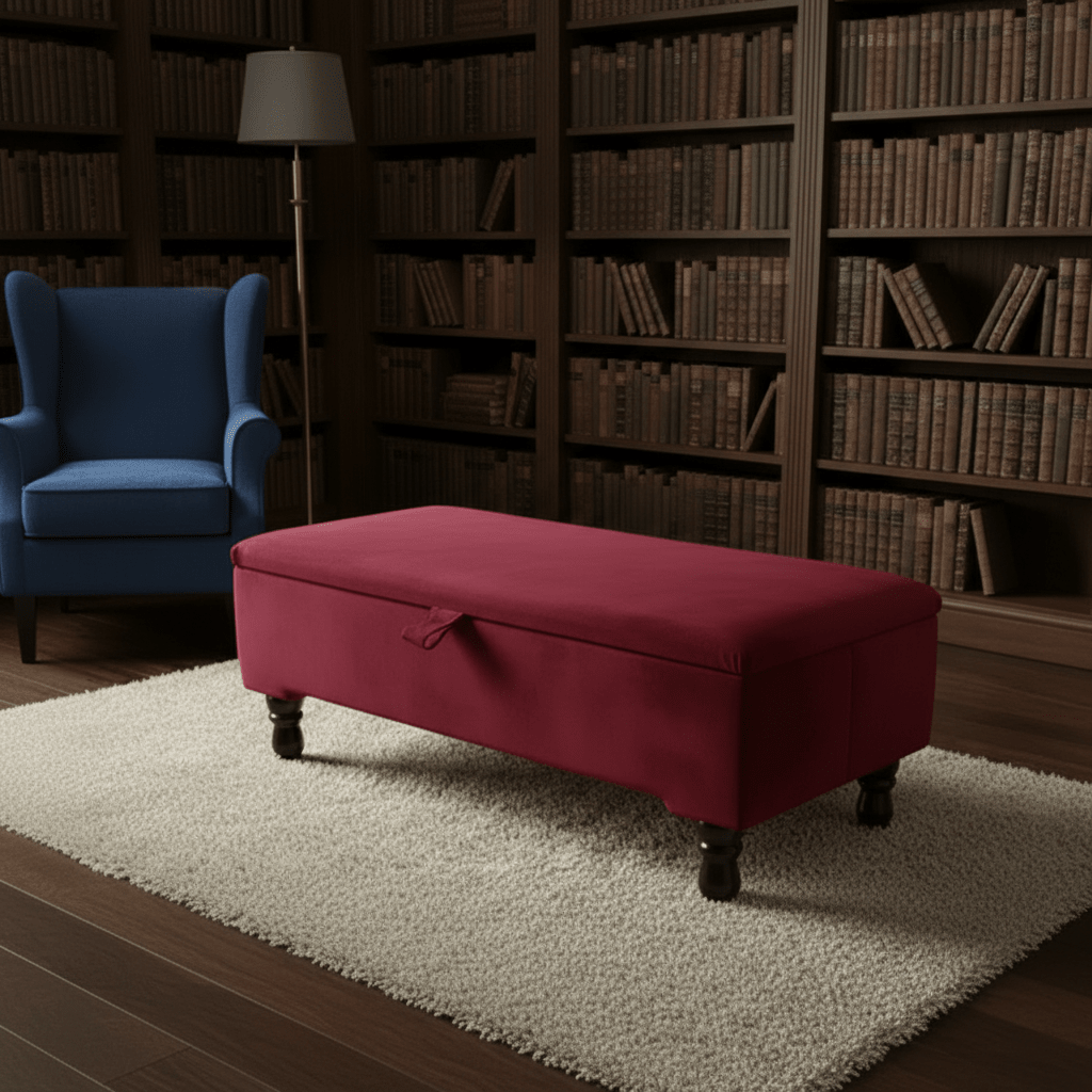 Premium Storage Ottoman Bench | Coffee Table with Hidden Storage | Multi - Functional Living Room Seat - ISTOOLS