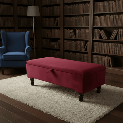 Premium Storage Ottoman Bench | Coffee Table with Hidden Storage | Multi - Functional Living Room Seat - ISTOOLS