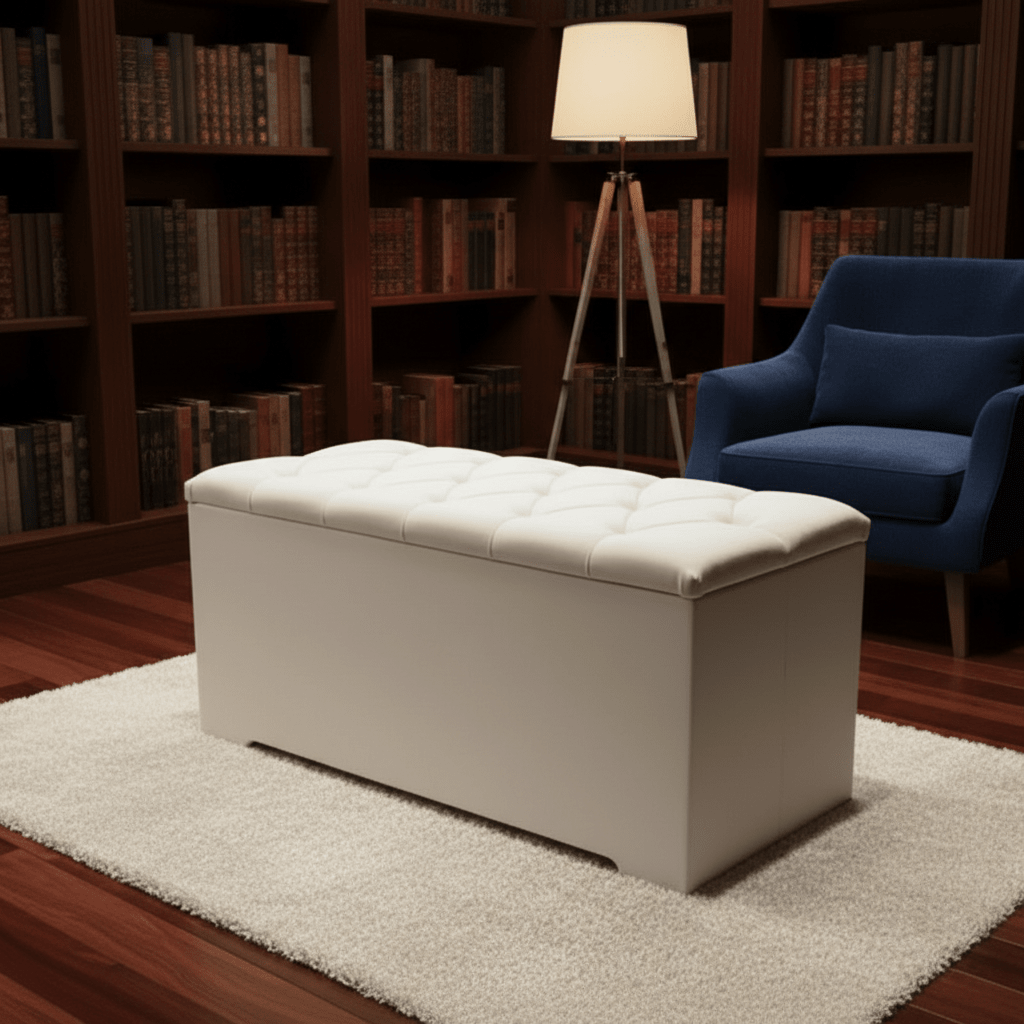 Premium Storage Ottoman Bench | Coffee Table with Hidden Storage | Multi - Functional Living Room Seat - ISTOOLS