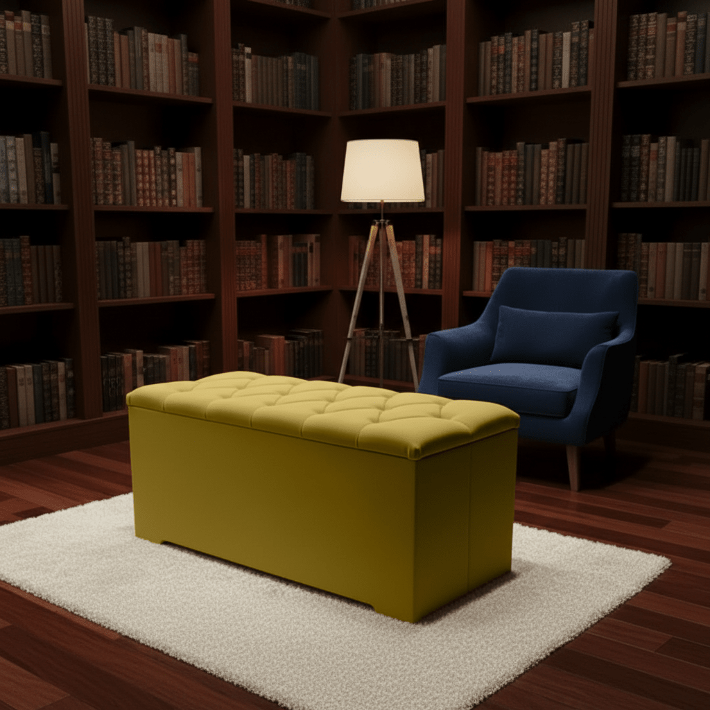 Premium Storage Ottoman Bench | Coffee Table with Hidden Storage | Multi - Functional Living Room Seat - ISTOOLS