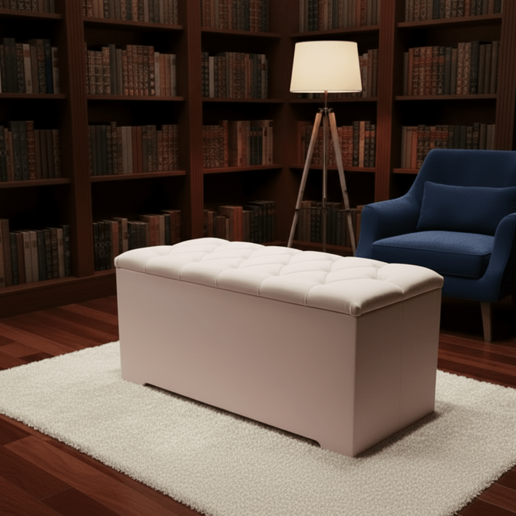 Premium Storage Ottoman Bench | Coffee Table with Hidden Storage | Multi - Functional Living Room Seat - ISTOOLS