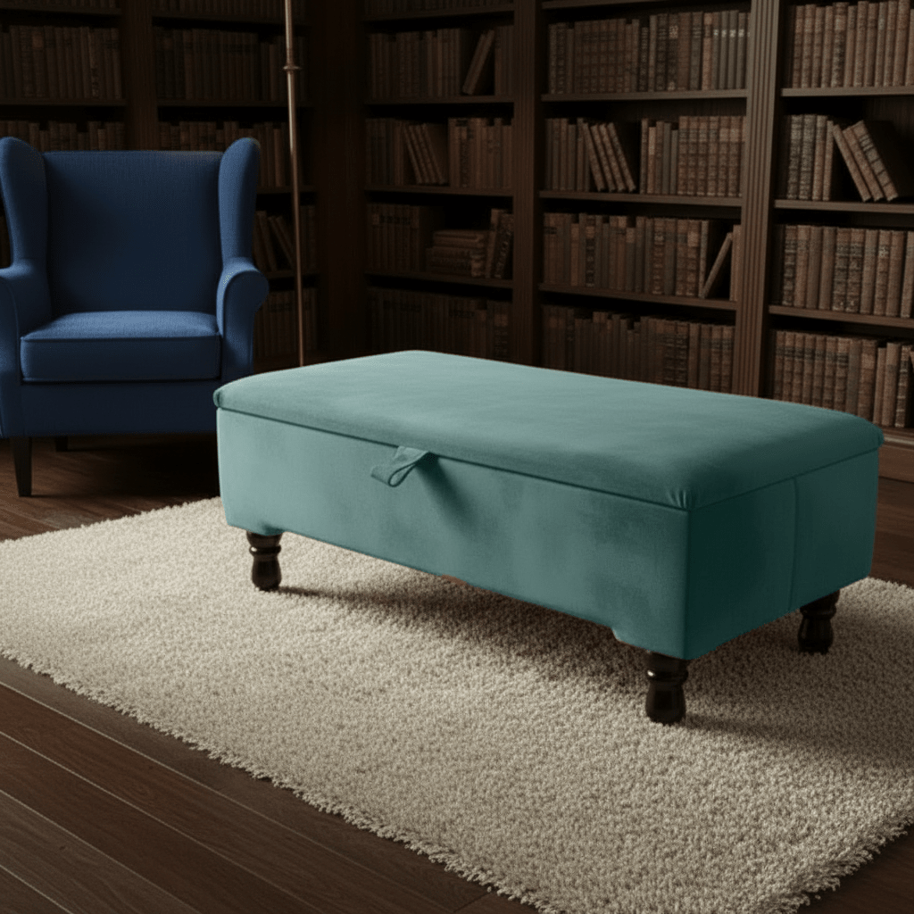 Premium Storage Ottoman Bench | Coffee Table with Hidden Storage | Multi - Functional Living Room Seat - ISTOOLS