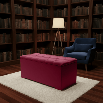 Premium Storage Ottoman Bench | Coffee Table with Hidden Storage | Multi - Functional Living Room Seat - ISTOOLS