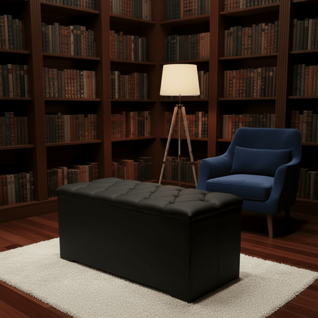 Premium Storage Ottoman Bench | Coffee Table with Hidden Storage | Multi - Functional Living Room Seat - ISTOOLS