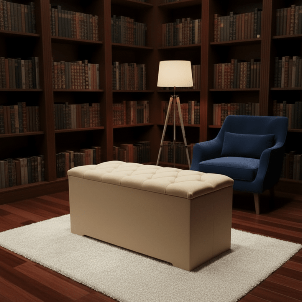 Premium Storage Ottoman Bench | Coffee Table with Hidden Storage | Multi - Functional Living Room Seat - ISTOOLS