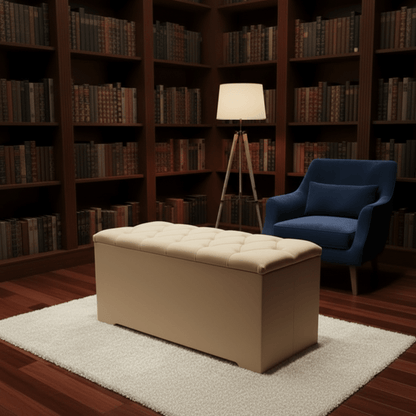 Premium Storage Ottoman Bench | Coffee Table with Hidden Storage | Multi - Functional Living Room Seat - ISTOOLS