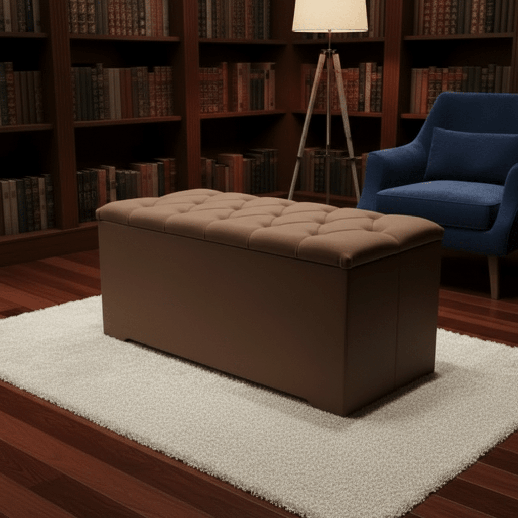 Premium Storage Ottoman Bench | Coffee Table with Hidden Storage | Multi - Functional Living Room Seat - ISTOOLS