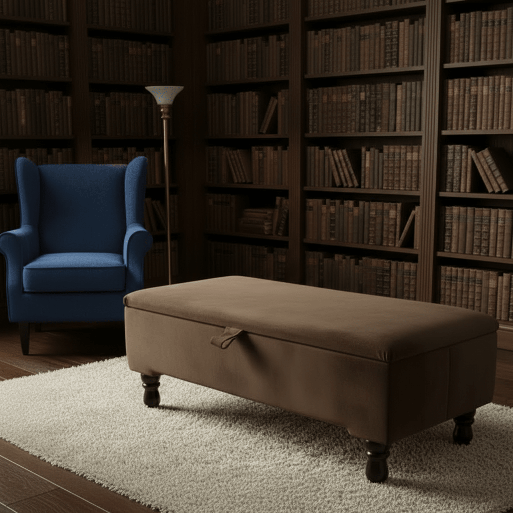 Premium Storage Ottoman Bench | Coffee Table with Hidden Storage | Multi - Functional Living Room Seat - ISTOOLS