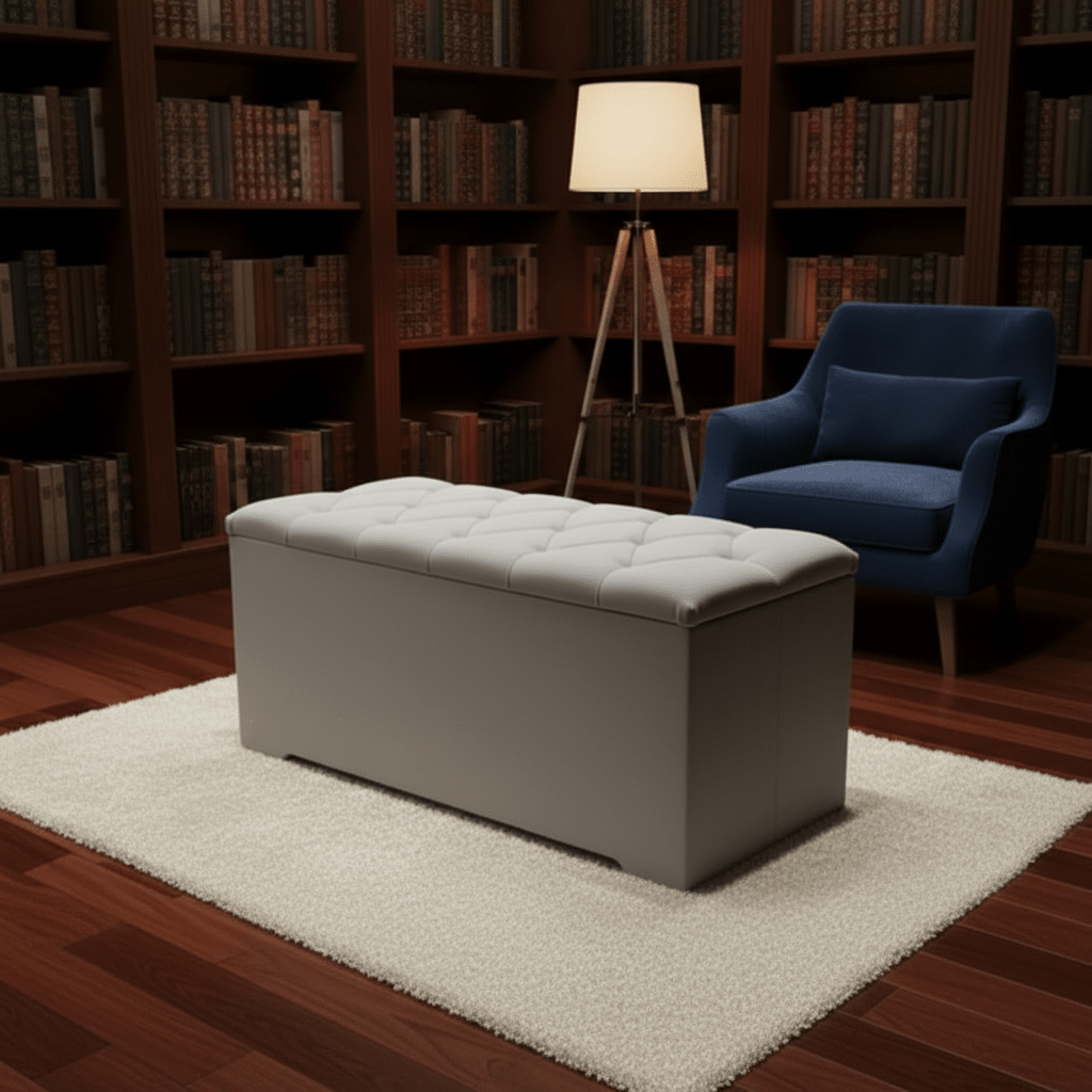 Premium Storage Ottoman Bench | Coffee Table with Hidden Storage | Multi - Functional Living Room Seat - ISTOOLS