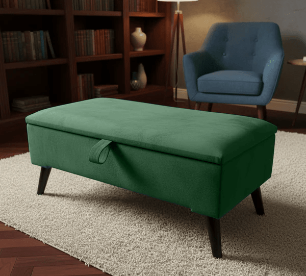 Premium Storage Ottoman Bench | Coffee Table with Hidden Storage | Multi - Functional Living Room Seat - ISTOOLS