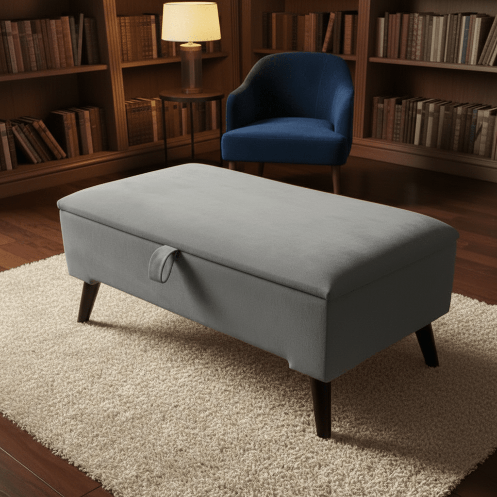 Premium Storage Ottoman Bench | Coffee Table with Hidden Storage | Multi - Functional Living Room Seat - ISTOOLS