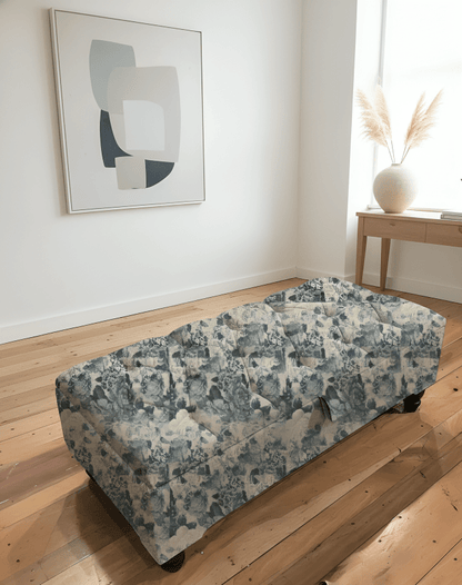 PREMIUM White & Blue Floral Soft Cotton - ISTOOLS