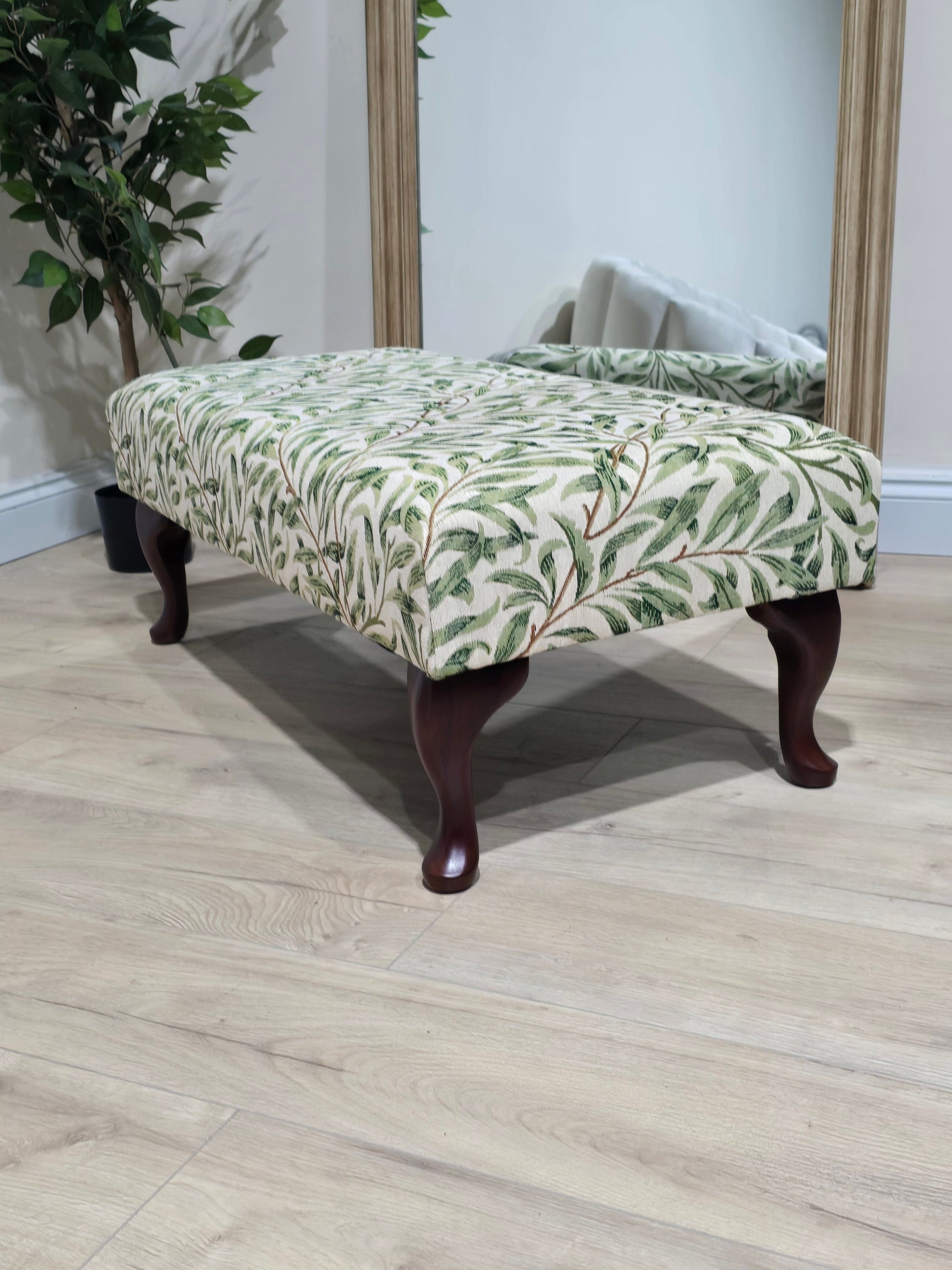 PREMIUM will green non storage foostool coffee table, footrest pouffe side table - ISTOOLS