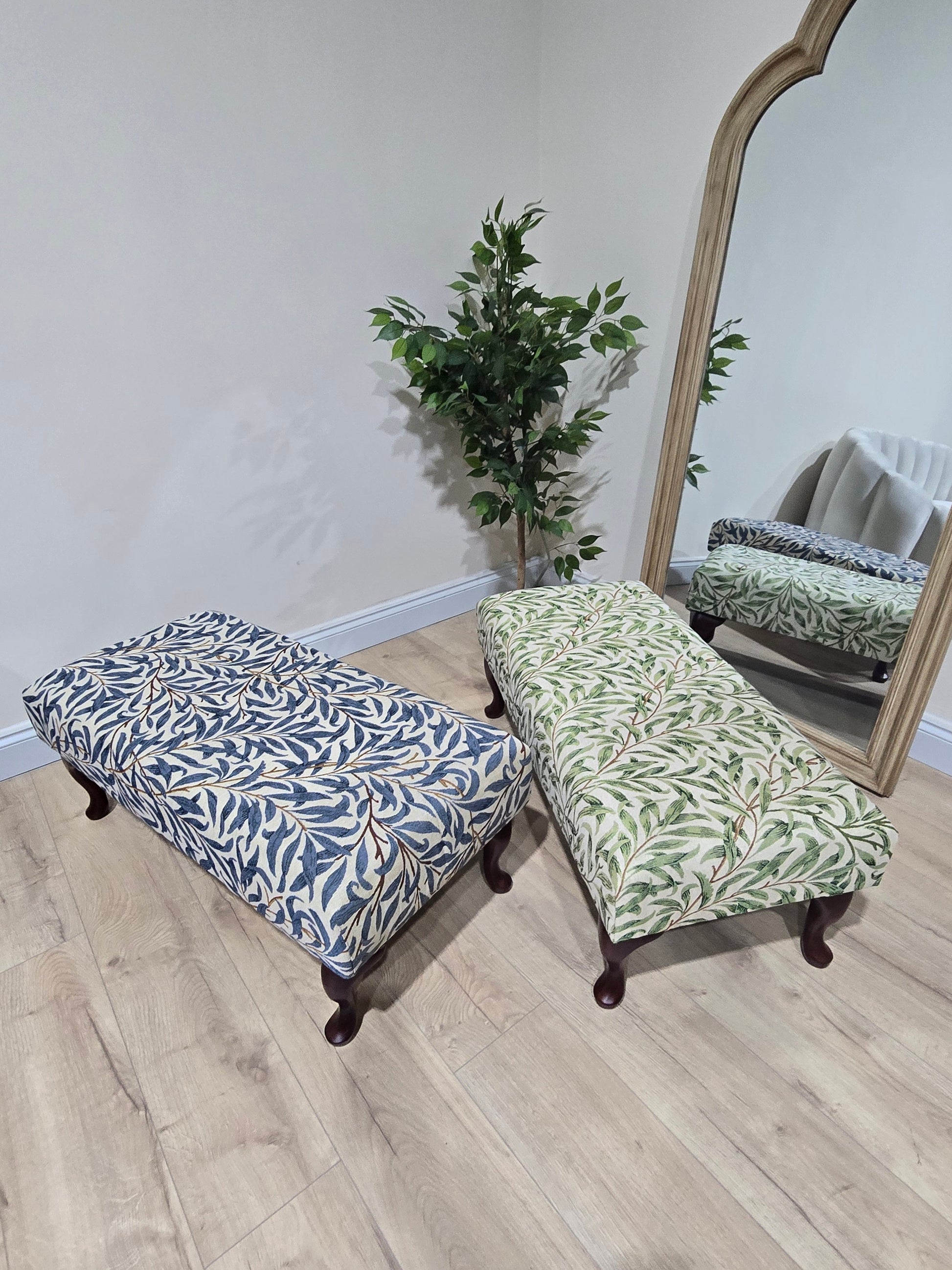 PREMIUM will green non storage foostool coffee table, footrest pouffe side table - ISTOOLS