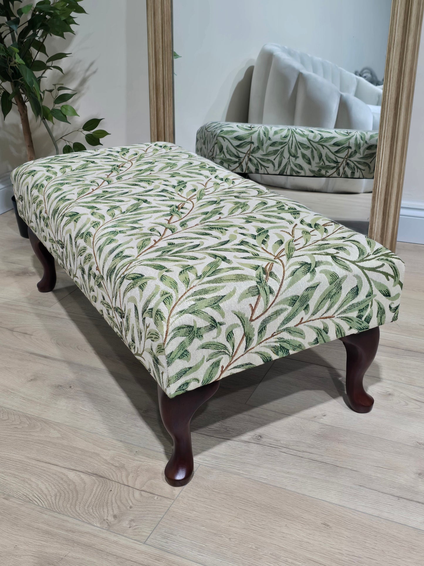 PREMIUM will green non storage foostool coffee table, footrest pouffe side table - ISTOOLS