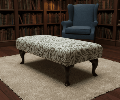 PREMIUM will green non storage foostool coffee table, footrest pouffe side table - ISTOOLS