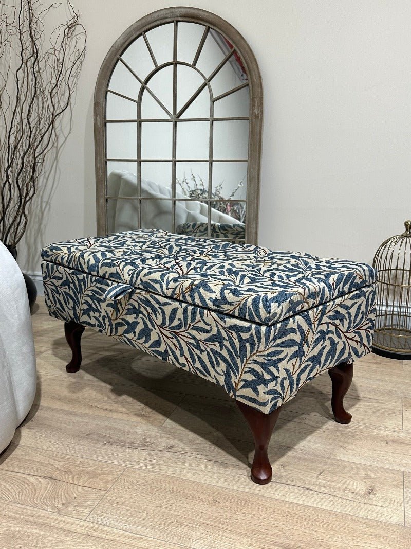 PREMIUM will storage coffee table , Ottoman with Storage, Patterned Footstool Pouffe, side living room table - ISTOOLS