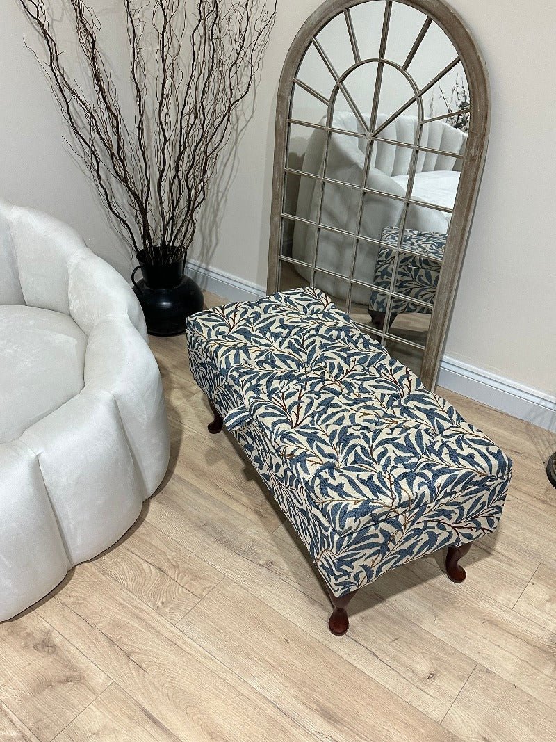 PREMIUM will storage coffee table , Ottoman with Storage, Patterned Footstool Pouffe, side living room table - ISTOOLS