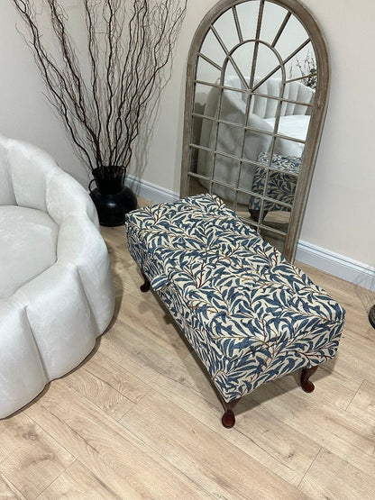 PREMIUM will storage coffee table , Ottoman with Storage, Patterned Footstool Pouffe, side living room table - ISTOOLS