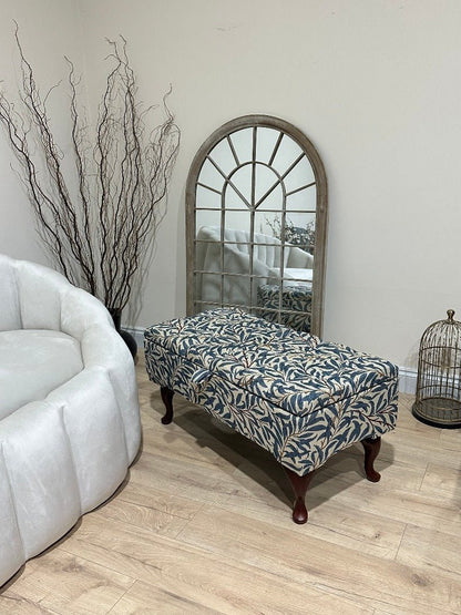 PREMIUM will storage coffee table , Ottoman with Storage, Patterned Footstool Pouffe, side living room table - ISTOOLS