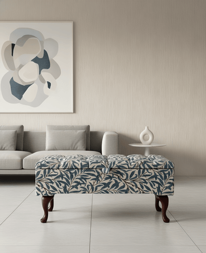 PREMIUM will storage coffee table , Ottoman with Storage, Patterned Footstool Pouffe, side living room table - ISTOOLS