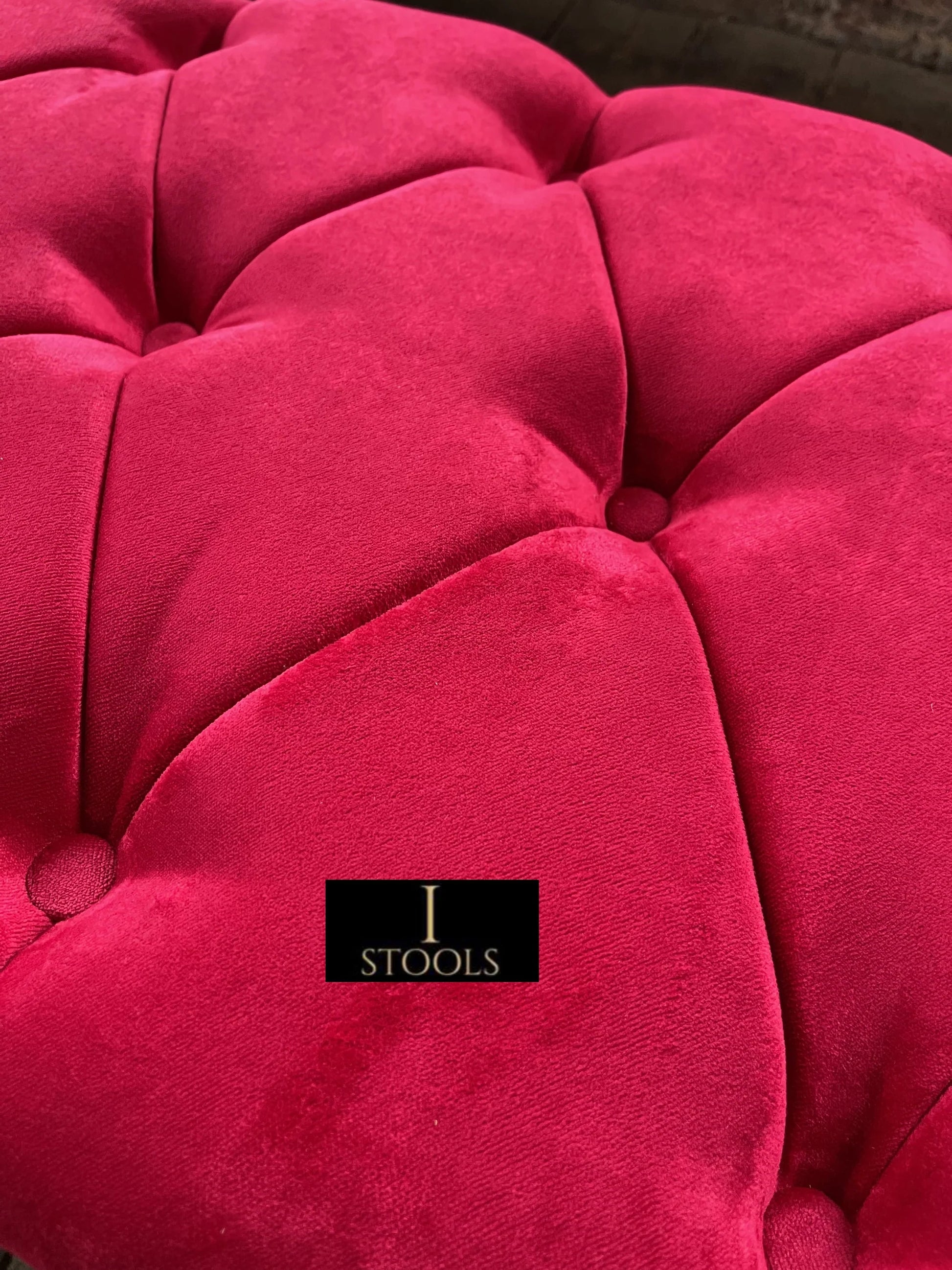 Red/Pink Ottoman Storage Bench | Red/Pink Ottoman Footrest coffee table - ISTOOLS