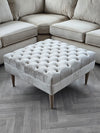 Premium non storage Coffee Table Bench, Chesterfield Footstool table