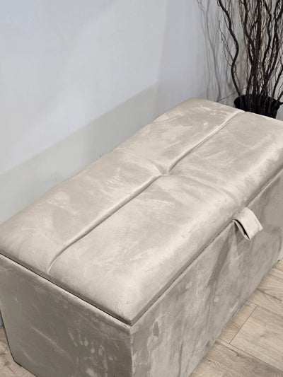 Ottoman deep bedroom storage box bench seat