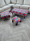 Premium trem Multi colour footstool coffee table window bay seat