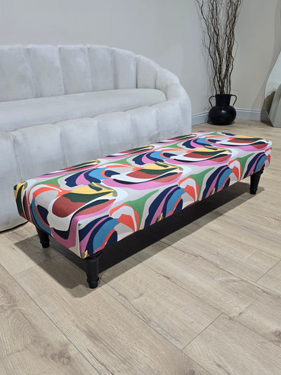 Footstool Floral vue bench coffee table